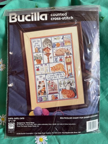 Bucilla cats - bucilla,