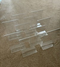 Set Of 10 A5 Acrylic Menu Holder Perspex Poster Leaflet Sign Display Stands