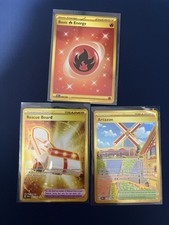 3 x Gold. Rescue Board 225/167. Red fire energy 230/197. Artazon 229/197