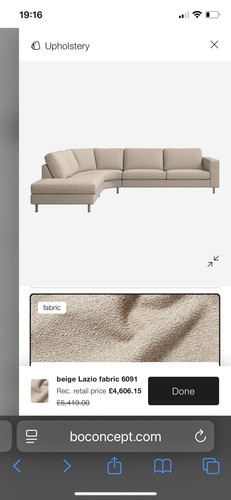 Boconcept big corner - corner, sofa