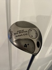 Callaway Great Big Bertha Hawkeye 4+ Wood Firm LOW LAUNCH TaylorMade New Cover
