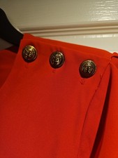 Vanessa Zani Deep Red Midi