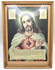 Vintage Framed Catholic Holy