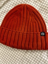Marks & Spencer Men’s Burnt Orange Beanie Hat BNWOT One Size