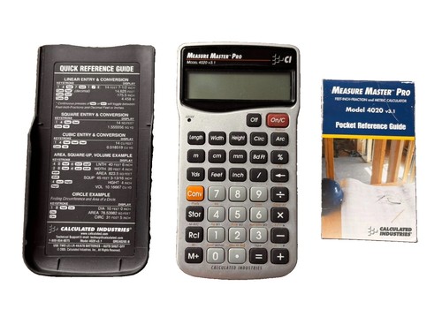 Calculated industries 4020 - industries,