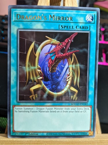 Dragons mirror mago - mago-en142, gold