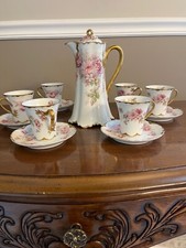HAVILAND CHOCOLATE POT SET