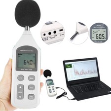 Digital Noise Decibel Tester 30dB-130dB LCD Display Sound Level Meter Monitor UK