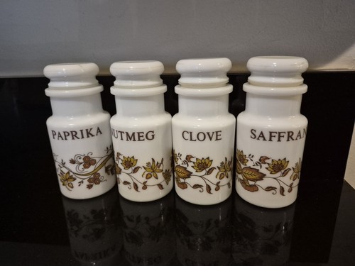 Vintage 1970 milk glass - 1970's,