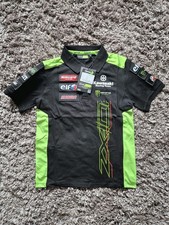 Men's Kawasaki Racing Team World Superbikes WSBK Polo Shirt - Size EU Medium