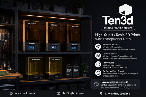Professional resin printing - 3d,