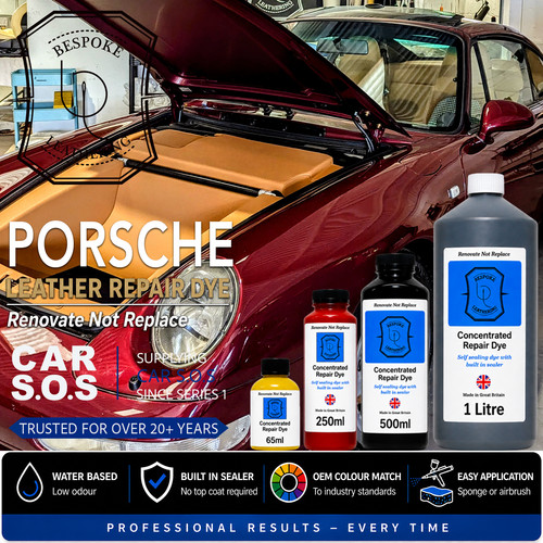 Porsche car leather seat - leather,