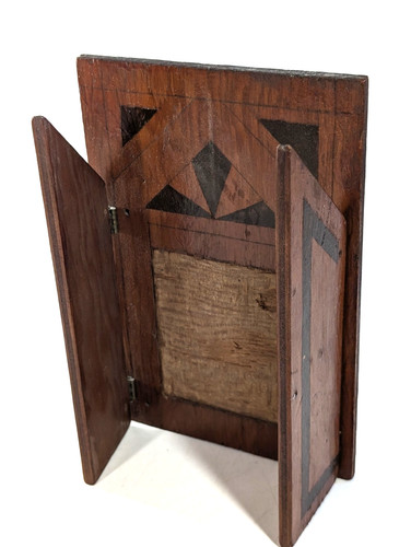 Wooden barn door picture frame - wooden,