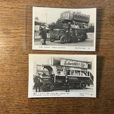 2 RP Postcards Loughton Essex Buses