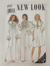 Vtg Poet Nightgown Sewing