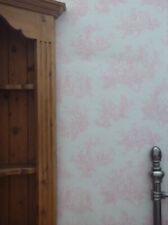 Provencale - Pale Pink - Toile De Jouy Wallpaper - French Shabby Chic 6121 - 