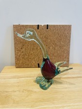 Glass murano style swan - murano,