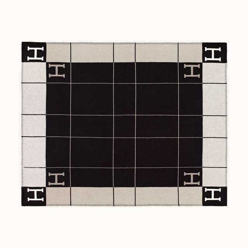 New plaid cashmere throw - new,