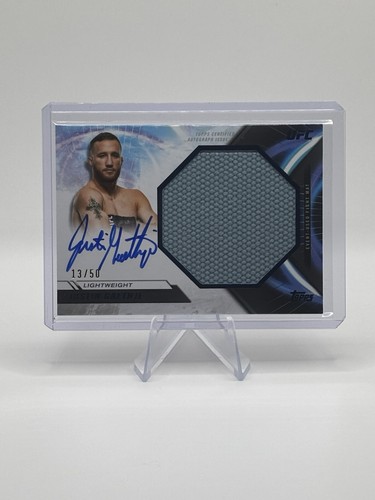 Justin gaethje autograph jumbo - gaethje,