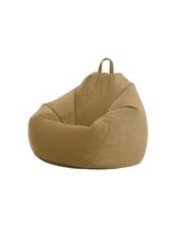 khaki beanbag cover snug chair