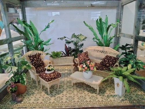 Dollhouse handmade wicker pc - dollhouse,