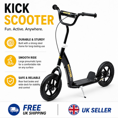 Kids kick scooter 12in - kids,