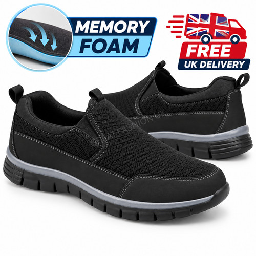 Mens memory foam slip - foam,