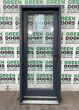 GREY WOODEN BACK DOOR EXTERNAL