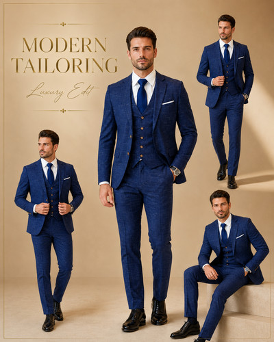 Men elegant slim fit - slim, three