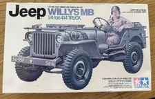 Tamiya 35219 Jeep Willys MB 1:4 Ton 4x4 Truck Model Kit 1:35 Scale