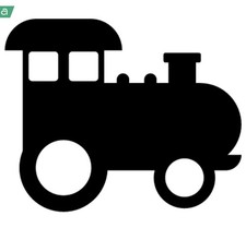 Steam Train Vinyl Decal