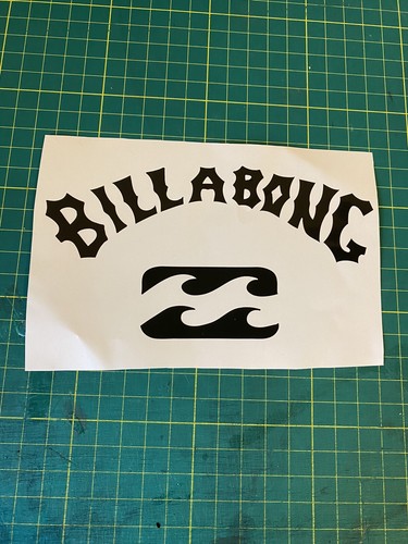 Billabong sticker with logo - billabong,