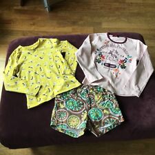 GIRLS AGE 4-5 YEARS SPRING/SUMMER/AUTUMN GOOD 3 ITEM CLOTHING BUNDLE R12