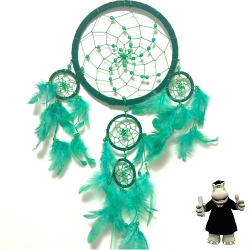 Large green dream catcher - large,