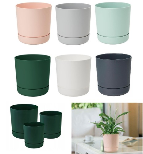 Plant pot with saucer - plant,
