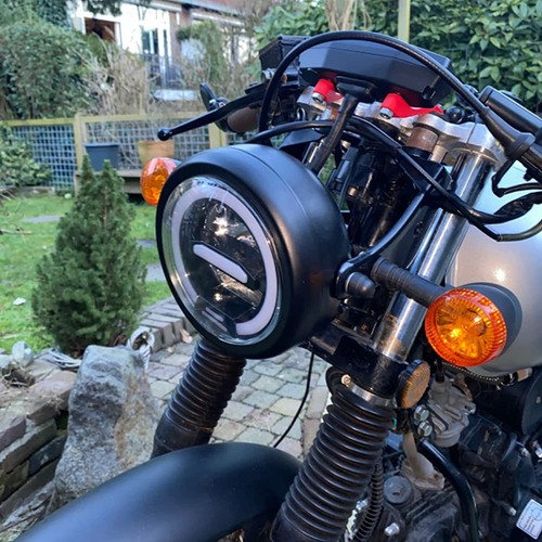 Motorcycle led headlight - motorcycle,