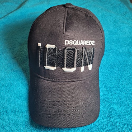 Dsquared2 black baseball cap - black,