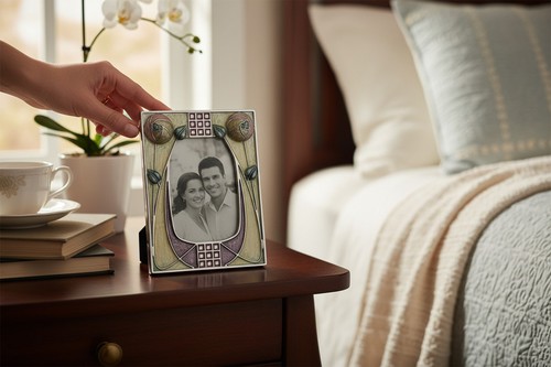 Past times photo frame - times, art