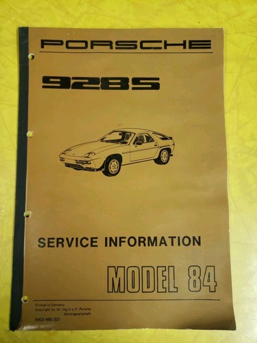 Porsche 928s service - porsche, info