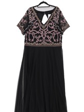 Joanna Hope Maxi Dress UK22 in Black