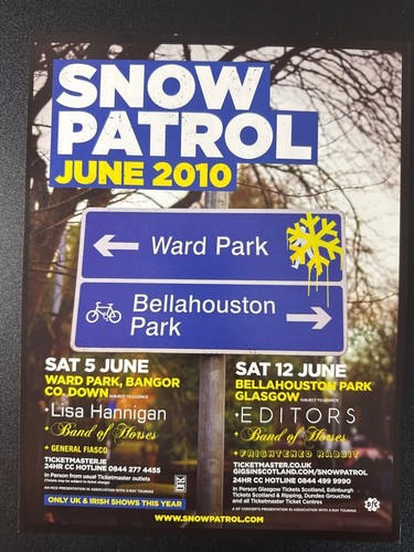 Snow patrol bellahouston - snow,