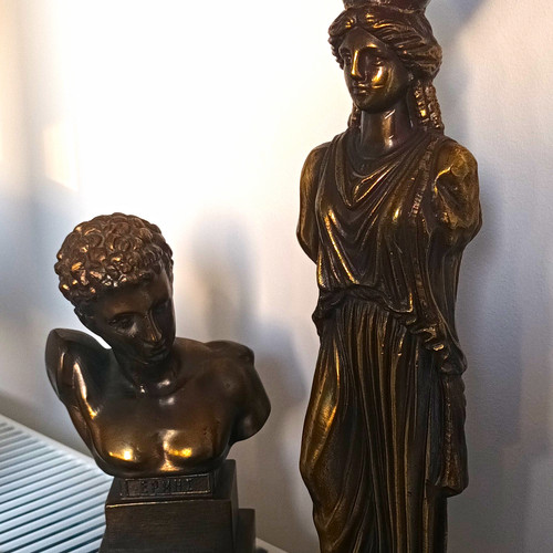 Classical greek roman brass - 2x,