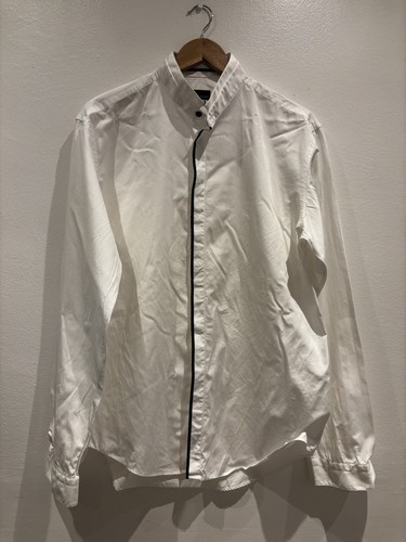 Zara man white mandarin - zara, collar