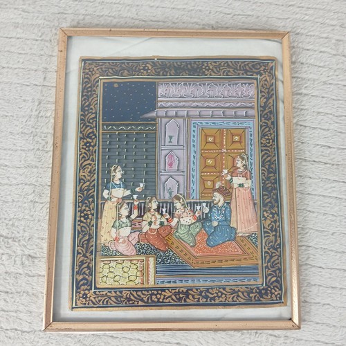 Vintage framed indian - vintage,