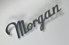 Morgan Script Chrome Badge