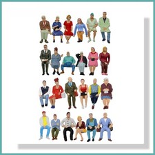 Nicely Painted Seated Figures