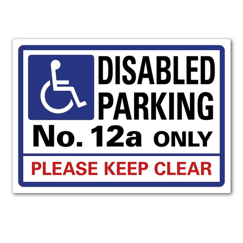 Disabled parking sign - disabled,