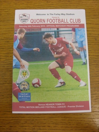 2018 quorn heanor town - heanor,