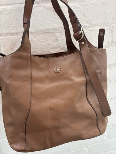 Nica brown leather - nica, tote