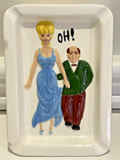 Naughty Couple Ashtray Double